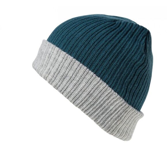 Result Winter Essentials Double Layer Knitted Hat / Teal/Gray - Picture 1 of 2